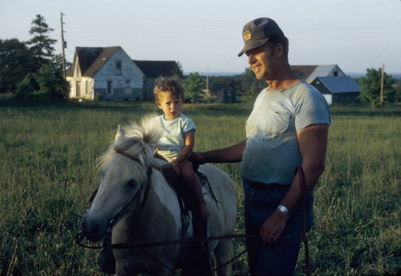  at Windy Acres Farm in Ohio, summer 1975